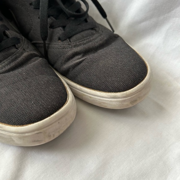 Men's Nike Size 10 SB Check Solarsoft Gray Canvas Skateboard Sneakers - Picture 6 of 9